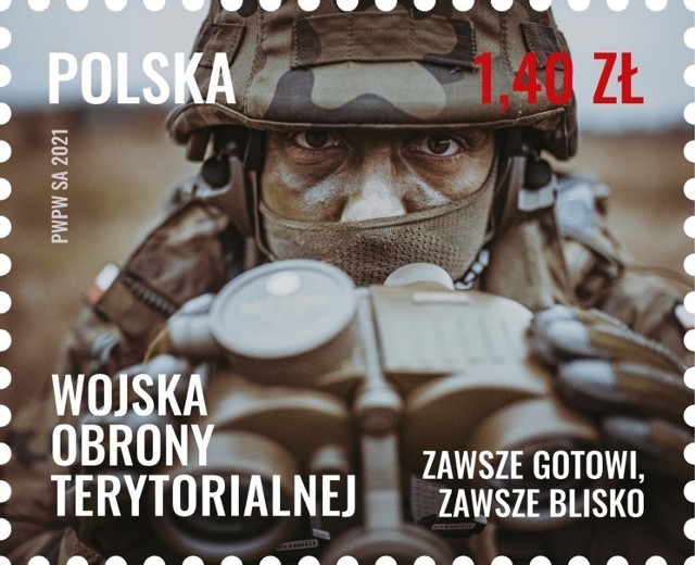 Poczta Polska wydała właśnie nowy znaczek. Poświęcony jest on Wojskom Obrony Terytorialnej