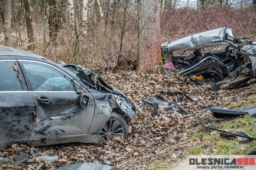 Tragiczny wypadek pod Wrocławiem. Nie żyje młoda kobieta 