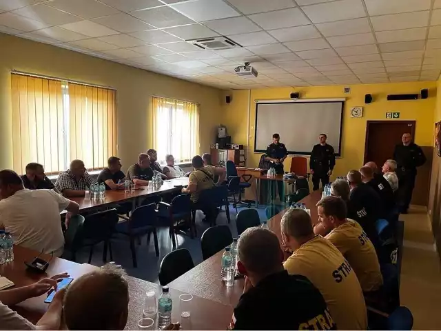 Szkolenie jednostek Ochotniczej Straży Pożarnej w powiecie grójeckim.