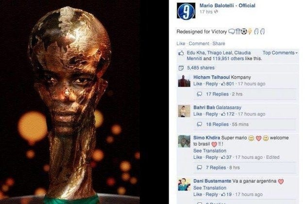 Puchar Świata z twarzą Mario Balotellego