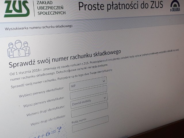 Cyfry od trzeciej do trzynastej w indywidualnym numerze rachunku składkowego potwierdzają, że nadawcą jest ZUS, a są to: 60000002026. Ostatnie 10 cyfr rachunku to NIP płatnika.