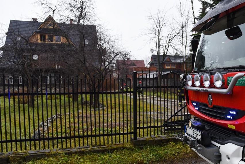 Zakopane: pożar w kotłowni drewnianego budynku