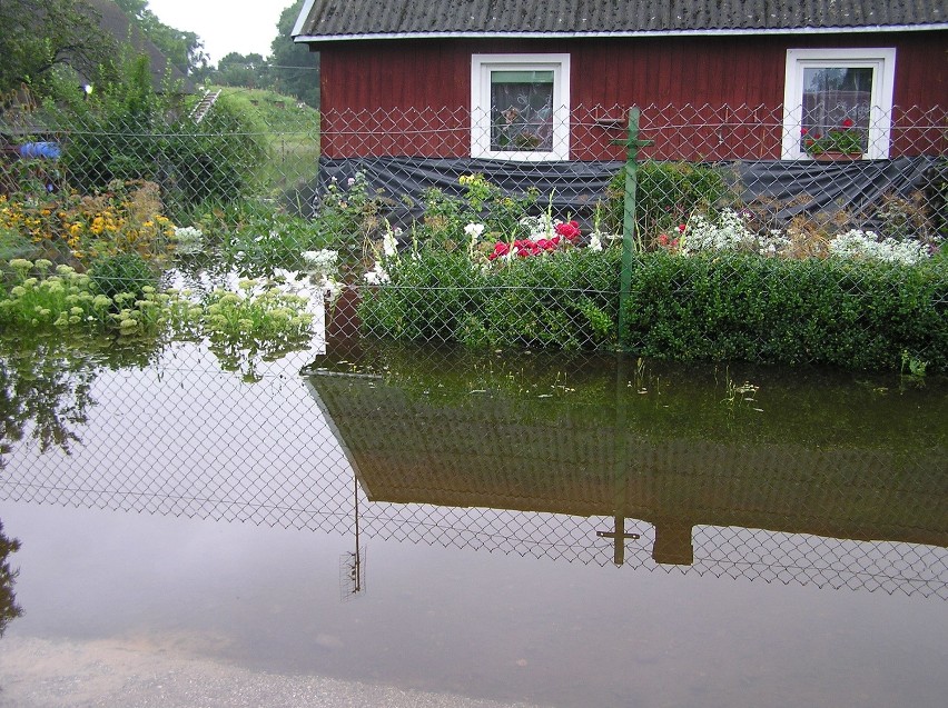Lokalna powódź w gminie Rzeczniów