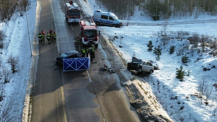 Kierowca toyoty zginął w wypadku pod Suwałkami