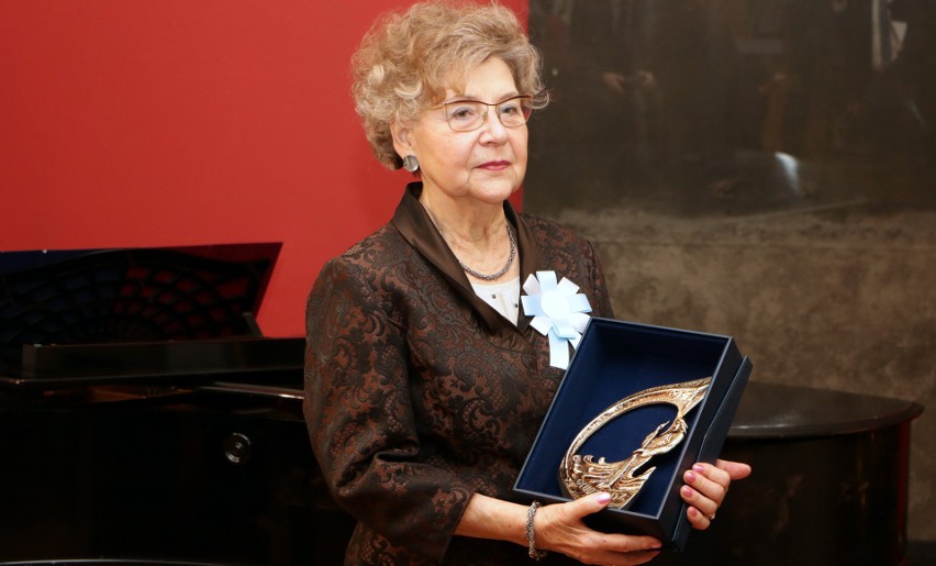 Karola Skowrońska odebrała nagrodę "Grudziądzkiego Flisaka"...