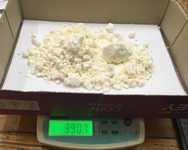 Amfetamina znaleziona u 25-latka za Skawiny