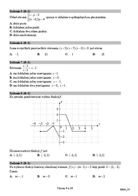 MATURA 2015. MATEMATYKA. Nowa matura dla LICEUM ARKUSZE +...