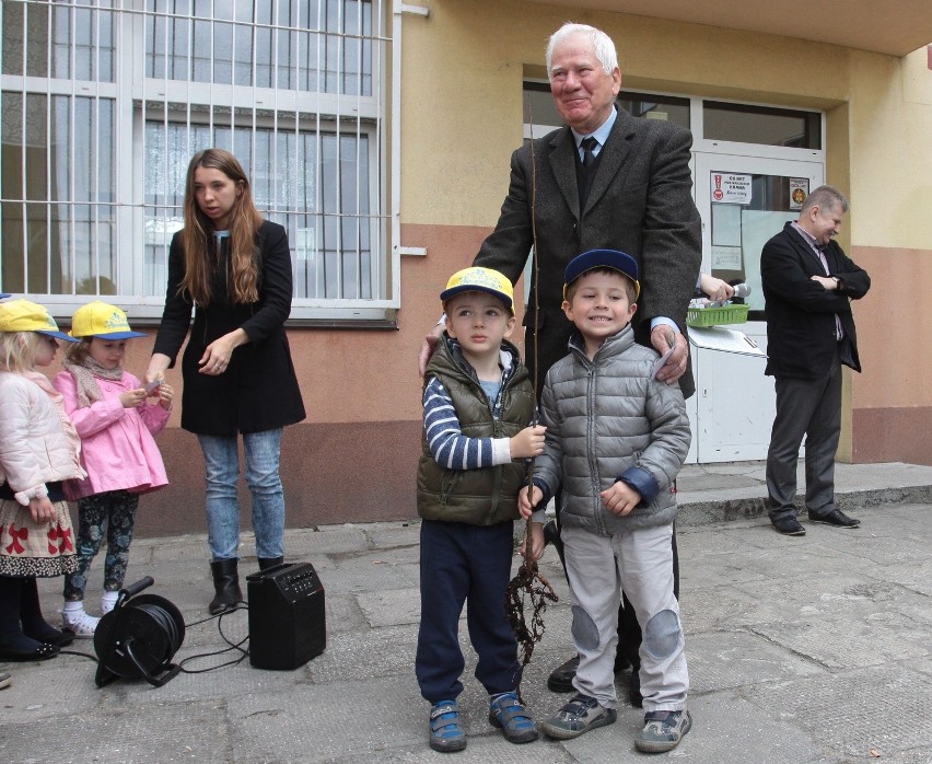 Sadzenie drzewek na radomskim Ustroniu