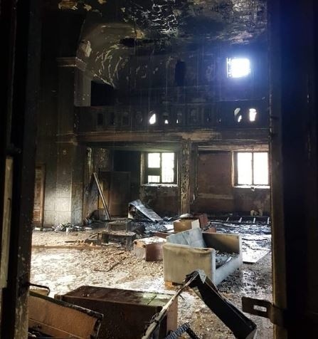 Śmiertelny pożar w opuszczonym kościele w centrum Łodzi! Nie żyje mężczyzna
