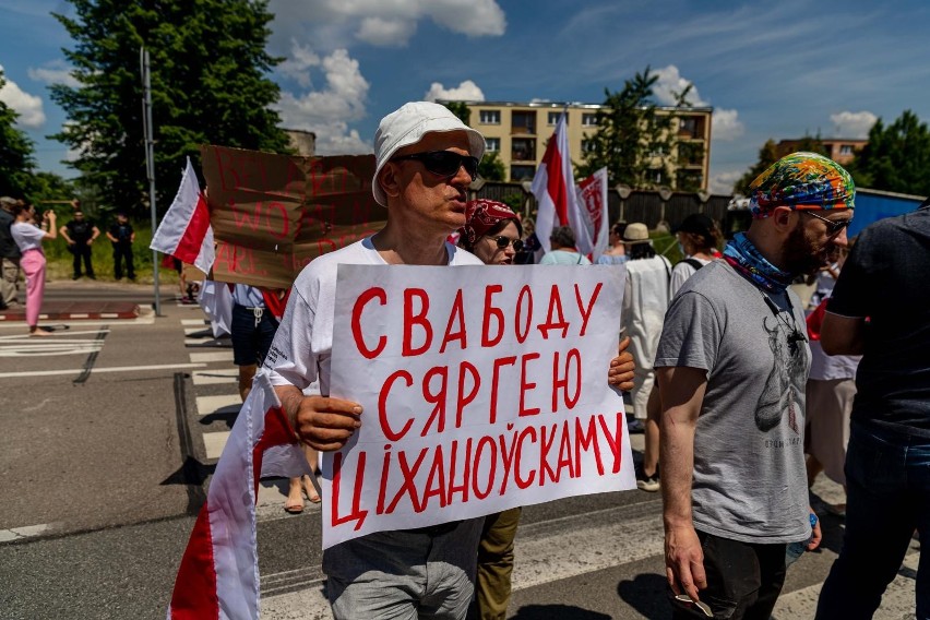 Białorusini nie ustają w protestach przy granicach