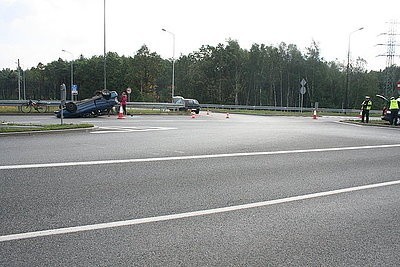 Wypadek na A4 w Rudzie Śląskiej