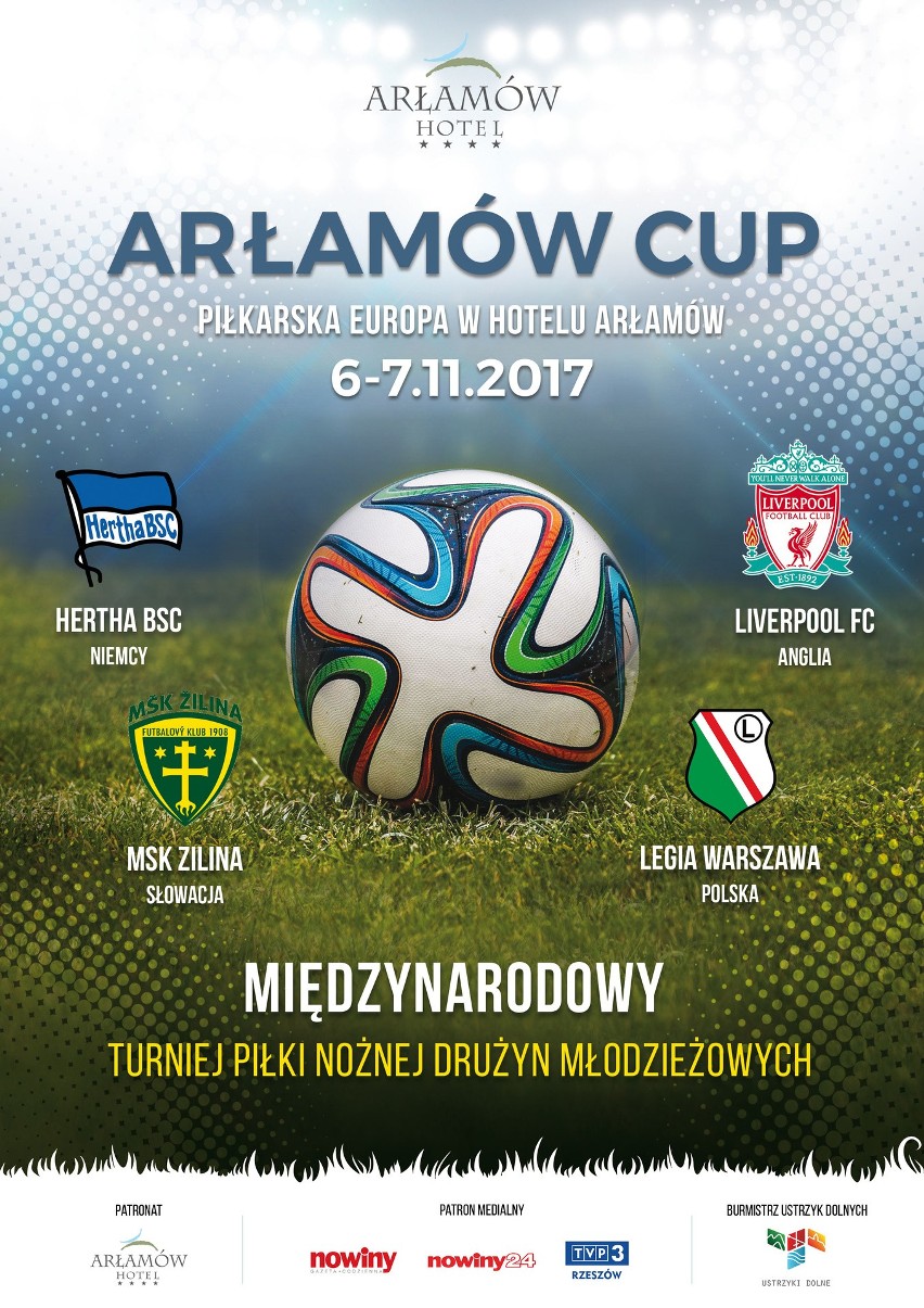 Arłamów Cup. Na Podkarpaciu zagra Legia Warszawa, Liverpool FC, Hertha Berlin i MSK Zilina