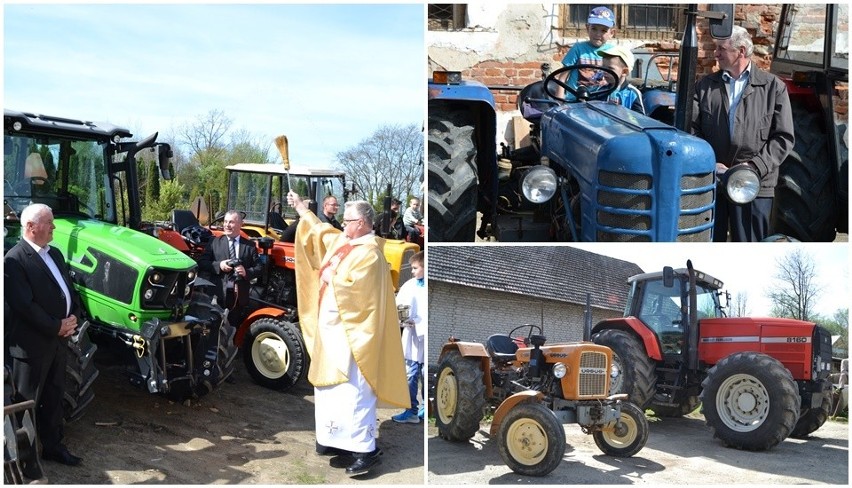 Niezwykła tradycja w Binarowej. Ursusy i fergusony przed kościołem. Rolnicy poświęcili swoje traktory w Niedzielę Miłosierdzia