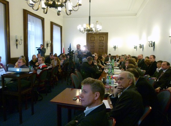 Pierwsze posiedzenie doraźnej komisji ds. Nowego Centrum Łodzi Rady Miejskiej.