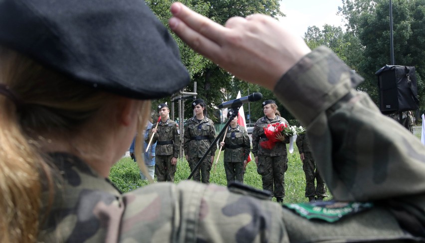 Uroczystości w Grudziądzu odbyły się przy obelisku...