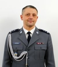 mł insp. Adam Miezianko, komendant miejski policji w Suwałkach