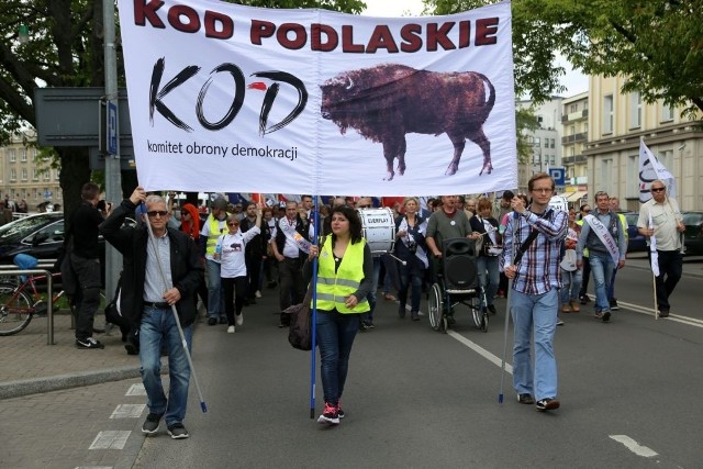 Podlaski KOD urządził marsz przez Białystok 3 maja