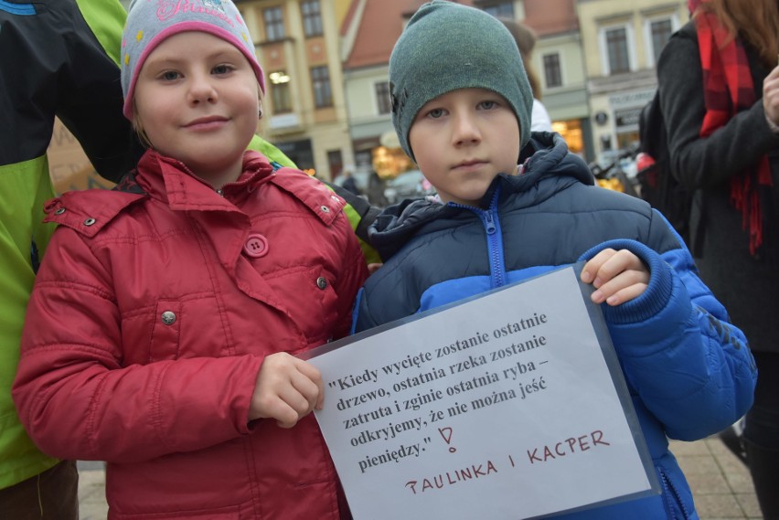 Strajk młodzieży w Rybniku: To powinien być green a nie...