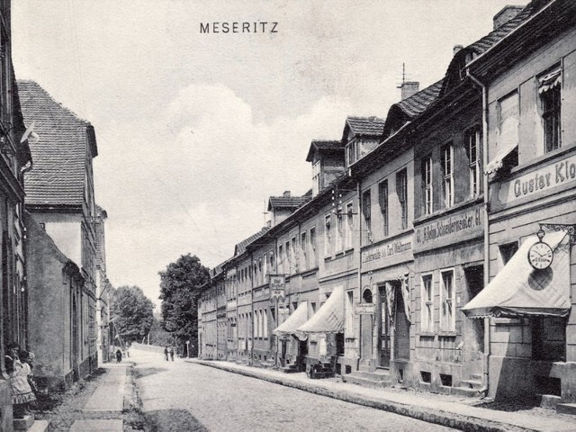 Dawna ulica Obra Strasse (obecnie Waszkiewicza).