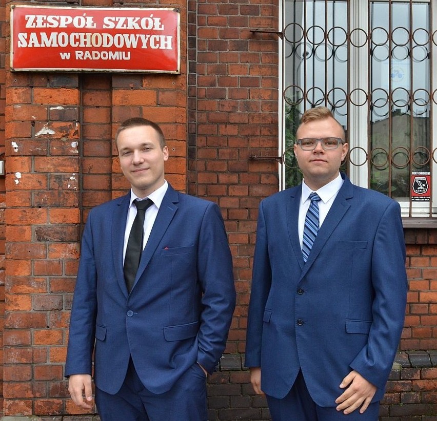 Piotr Zawodnik (z lewej) i Tomasz Jabłoński, uczniowie...