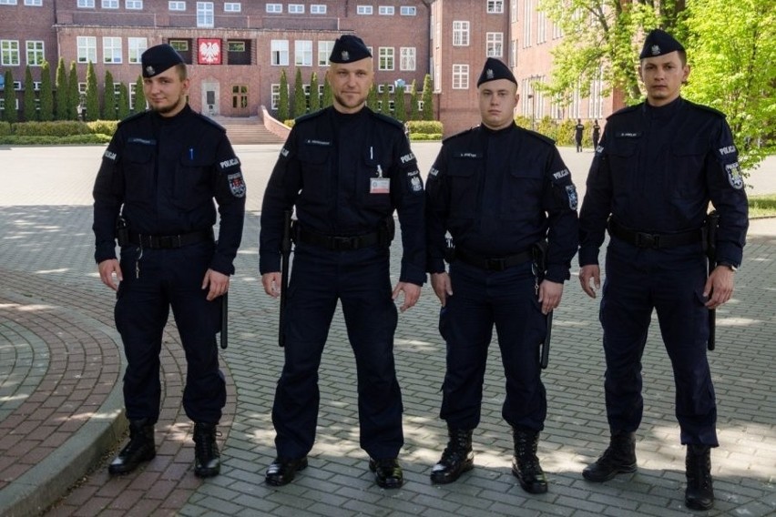 Słuchacze Szkoły Policji zatrzymali kobietę, która ukradła w...