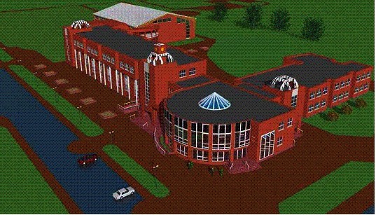 Tak ma wyglądać nowa szkoła, której budowę rozpoczęto w 2001 roku. Dotychczas powiat wydał na nią blisko 2, 5 mln zł, 2, 6 mln zł dało miasto Kostrzyn, a 790 tys. zł budżet państwa. 