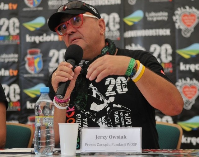 Jurek Owsiak mówi, że na Przystanku Woodstock 2014 jest już pół miliona ludzi.