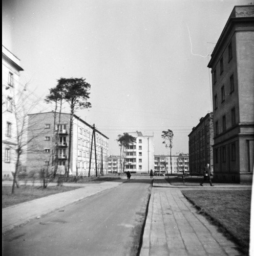 Kędzierzyn-Koźle. Ulica 1 Maja. Rok 1961.