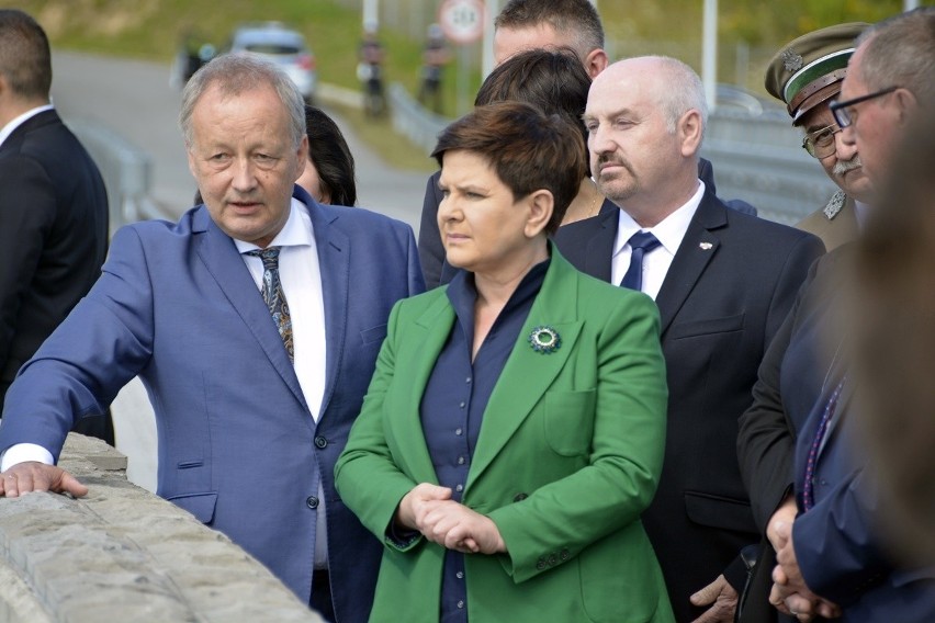 Premier Beata Szydło wczoraj w Świnnej Porębie