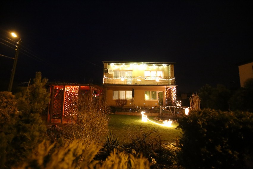 Świątecznie rozświetlone domy w Zbrosławicach [ZDJĘCIA]
