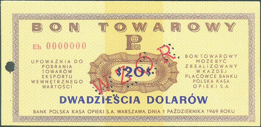 Bony towarowe, czyli „polskie dolary”...