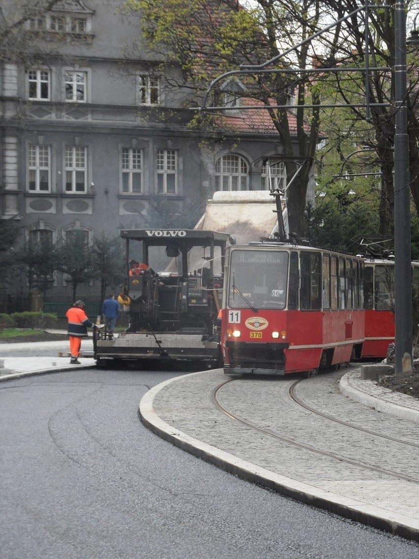 Remont placu Wolności w Katowicach