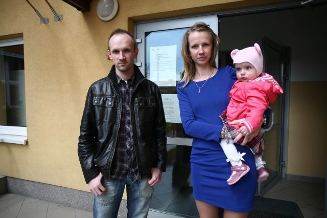 Katarzyna i Daniel Podworscy poszli na referendum razem z Julią.