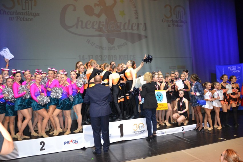 Podczas XXII Mistrzostw Polski Cheerleaders w Kielcach...