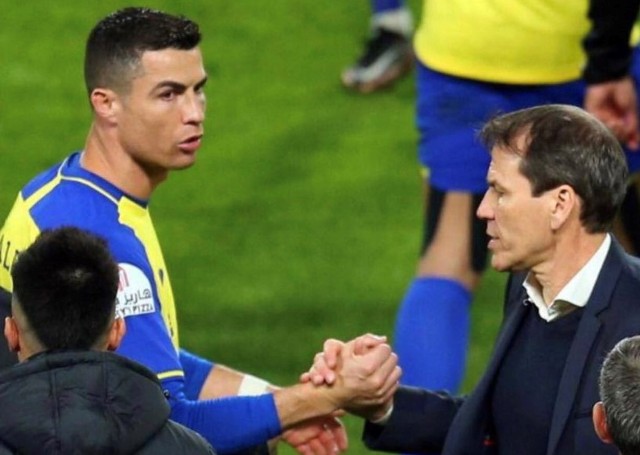 Cristiano Ronaldo życzy zwolnionemu trenerowi Rudiemu Garcii powodzenia
