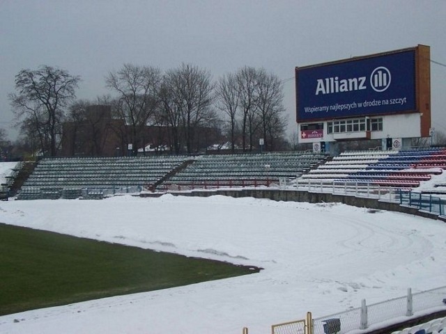 Remontowany stadion Górnika Zabrze