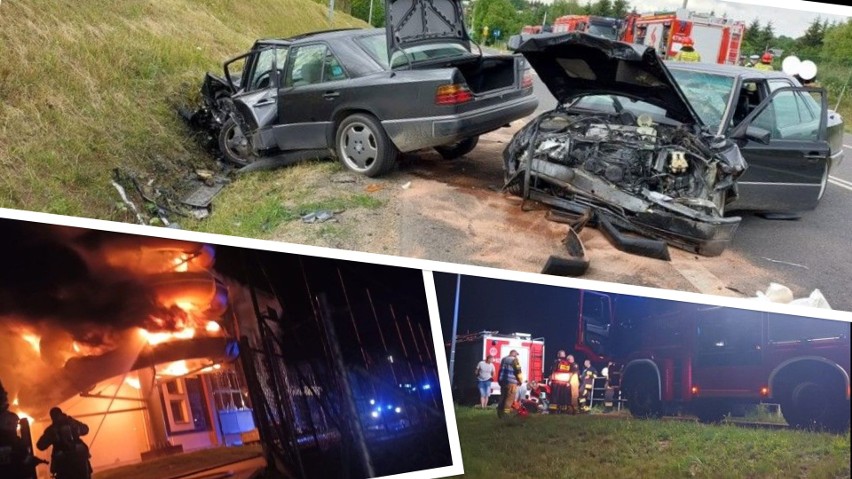 Ogromny pożar hali basenu w Sędziszowie, śmierć policjanta...