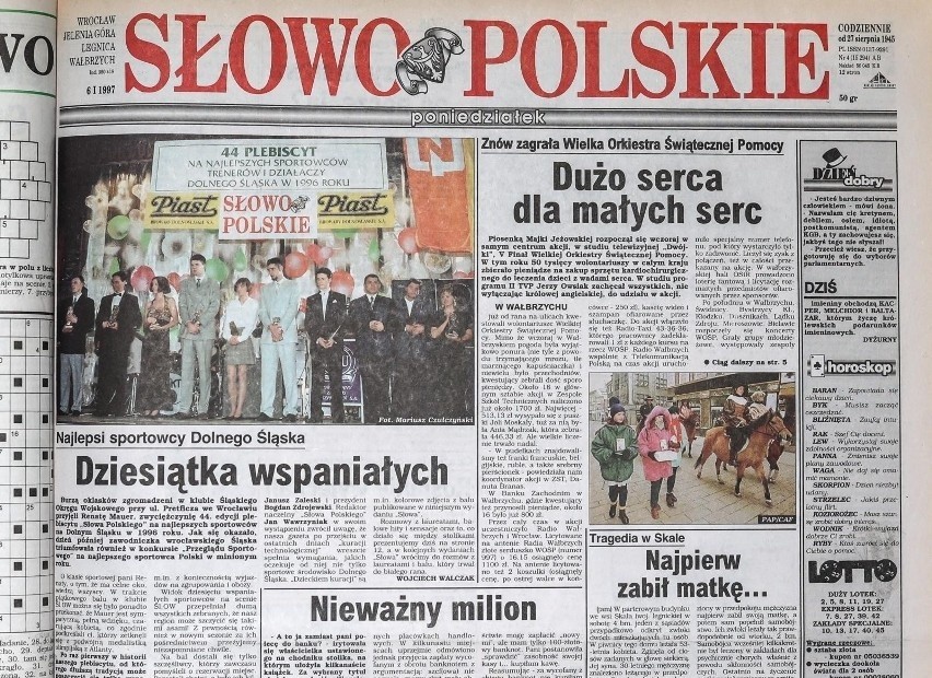 W 1996 roku największą sensacją polskiego sportu było złoto...