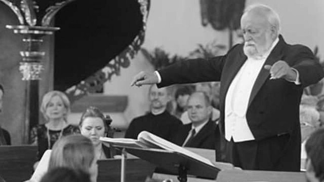 Krzysztof Penderecki w 2013 roku w kościele Świętego Ducha w Toruniu podczas koncertu w ramach festiwalu Probaltica