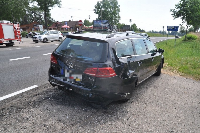Wypadek koło zajazdu "U Sokolnika"