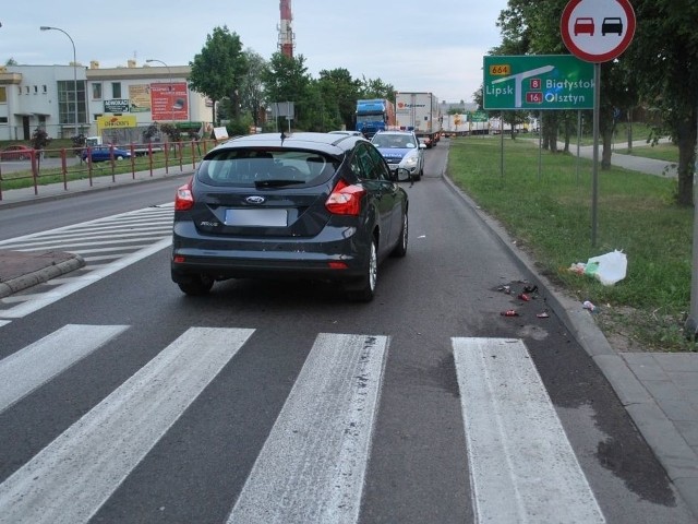 Do wypadku doszło na przejściu dla pieszych w Augustowie