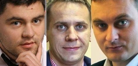 Emil Machul, Szymon Jarzyna, Tomasz Zbróg.