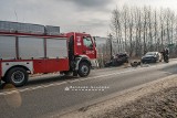 Powiat suski: Groźny wypadek w Juszczynie. Zderzyły się trzy samochody [ZDJĘCIA]