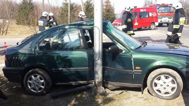 Do groźnie wyglądającego zdarzenia doszło w piątek na drodze krajowej numer 9 w miejscowości Pastwiska.