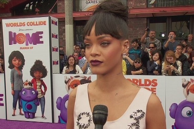 Rihanna na premierze filmu "Dom" (fot. CNN Entertainment/x-news)