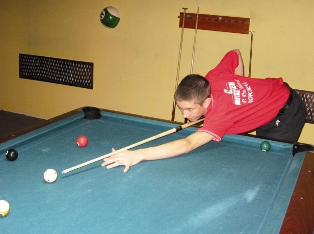 Piotr Kudlik, zawodnik Metal-Fach LP Pool Bilard Sokółka, podczas Grand Prix Polski w Dębicy zdobył srebrny medal