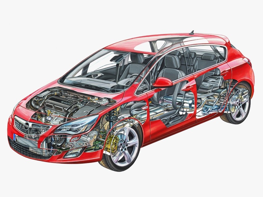 Opel Astra (2009 - 2012) hatchback...