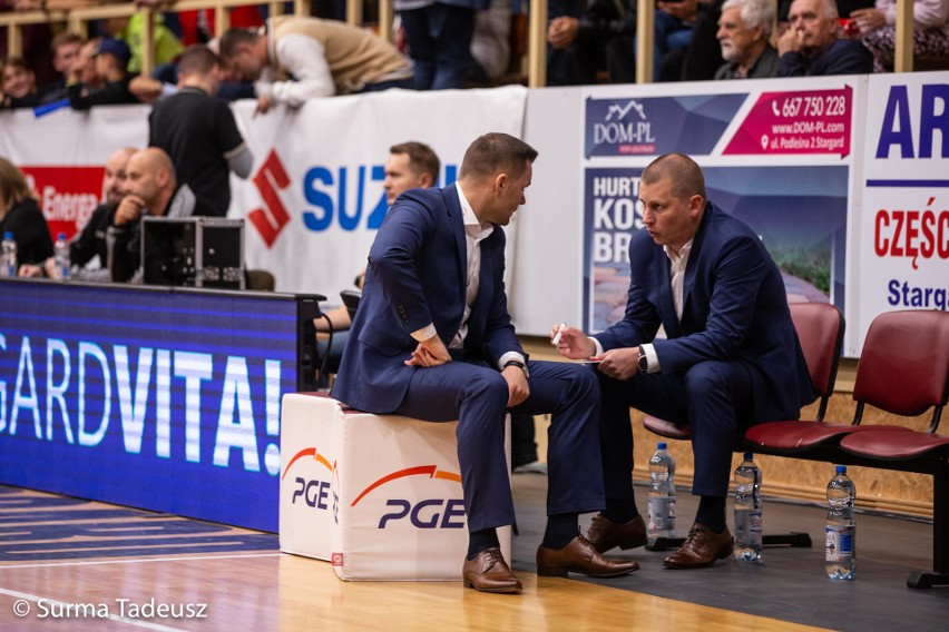 PGE Spójnia Stargard - Trefl Sopot 82:94. Gospodarze bez prowadzenia. ZDJĘCIA