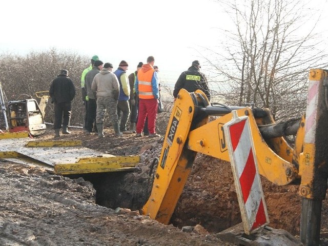 We wtorkowe przedpołudnie w pobliżu miejsca, gdzie znaleziono zwłoki 55-latka.