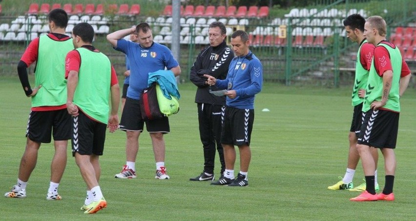 Trening piłkarzy Korony Kielce